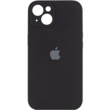 Чохол Silicone Case Full Camera Protective (AA) для Apple iPhone 15 (6.1") – Чорний