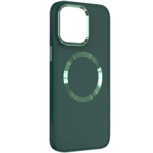 TPU чехол Bonbon Metal Style with MagSafe для Apple iPhone 15 (6.1") – Зеленый