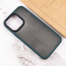 TPU+PC чехол Metal Buttons для Apple iPhone 15 (6.1") – Зеленый