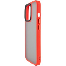 TPU+PC чехол Metal Buttons для Apple iPhone 15 (6.1") – Красный
