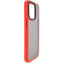 TPU+PC чехол Metal Buttons для Apple iPhone 15 (6.1") – Красный