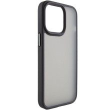 TPU+PC чехол Metal Buttons для Apple iPhone 15 (6.1") – Черный