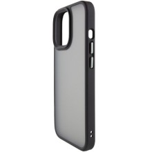 TPU+PC чехол Metal Buttons для Apple iPhone 15 (6.1") – Черный