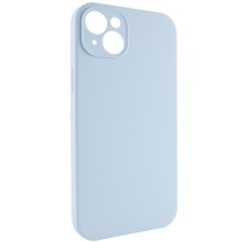 Чехол Silicone Case Full Camera Protective (AA) NO LOGO для Apple iPhone 15 (6.1") – Голубой