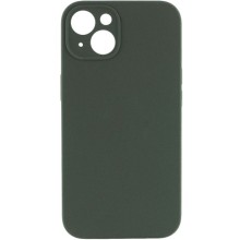 Чехол Silicone Case Full Camera Protective (AA) NO LOGO для Apple iPhone 15 (6.1") (Зеленый)