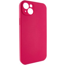 Чехол Silicone Case Full Camera Protective (AA) NO LOGO для Apple iPhone 15 (6.1") – Красный