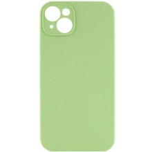 Чехол Silicone Case Full Camera Protective (AA) NO LOGO для Apple iPhone 15 (6.1") (Мятный)