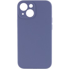 Чехол Silicone Case Full Camera Protective (AA) NO LOGO для Apple iPhone 15 (6.1") – Серый