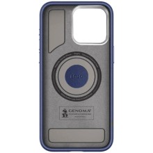 Чохол PC+Leather SGP with MagSafe для Apple iPhone 15 (6.1") – Blue