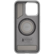 Чехол SGP PC+Leather with MagSafe для Apple iPhone 15 (6.1") – Серый