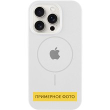Чехол Silicone Case Full Protective (AA) with MagSafe для Apple iPhone 15 (6.1") – Белый