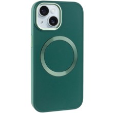 TPU чехол Bonbon Metal Style with MagSafe для Apple iPhone 15 (6.1") – Зеленый