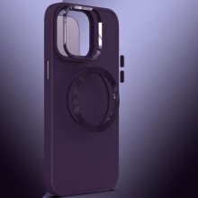 TPU чехол Bonbon Metal Style with MagSafe для Apple iPhone 15 (6.1") – Фиолетовый