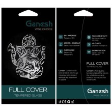 Защитное стекло Ganesh (Full Cover) для Apple iPhone 15 / 16 (6.1") – Черный