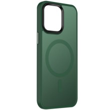 TPU+PC чехол Metal Buttons with MagSafe Colorful для Apple iPhone 15 (6.1") – Зеленый