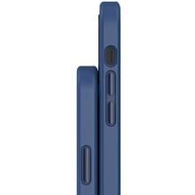 TPU+PC чехол Metal Buttons with MagSafe для Apple iPhone 15 (6.1") – Синий