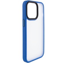 TPU+PC чехол Metal Buttons для Apple iPhone 15 (6.1") – Голубой