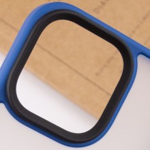 TPU+PC чехол Metal Buttons для Apple iPhone 15 (6.1") – Голубой