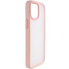 TPU+PC чехол Metal Buttons для Apple iPhone 15 (6.1") – Розовый