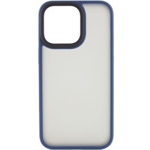 TPU+PC чехол Metal Buttons для Apple iPhone 15 (6.1") – Синий