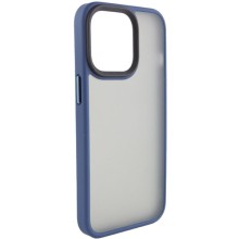 TPU+PC чехол Metal Buttons для Apple iPhone 15 (6.1") – Синий