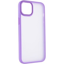 TPU+PC чехол Metal Buttons для Apple iPhone 15 (6.1") – Сиреневый
