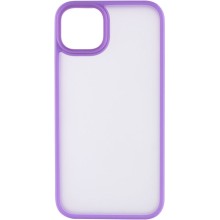 TPU+PC чехол Metal Buttons для Apple iPhone 15 (6.1") – Сиреневый