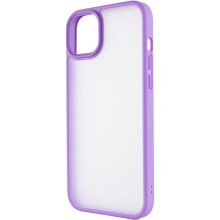 TPU+PC чехол Metal Buttons для Apple iPhone 15 (6.1") – Сиреневый