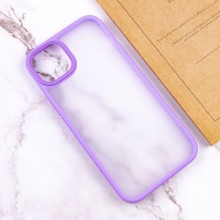 TPU+PC чехол Metal Buttons для Apple iPhone 15 (6.1") – Сиреневый
