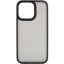 TPU+PC чехол Metal Buttons для Apple iPhone 15 (6.1") – Черный