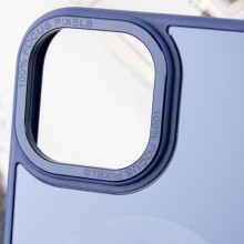Чехол TPU+Glass Sapphire Midnight Open Camera with MagSafe для Apple iPhone 15 (6.1") – undefined