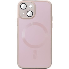 Чохол TPU+Glass Sapphire Midnight with MagSafe для Apple iPhone 15 (6.1") – Рожевий