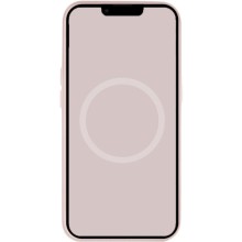 Чехол Silicone case (AAA) with Magsafe and Animation для Apple iPhone 15 (6.1") – Розовый
