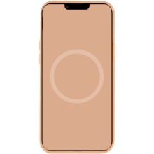 Чехол Silicone case (AAA) with Magsafe and Animation для Apple iPhone 15 (6.1") – Оранжевый