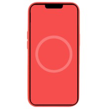 Чехол Silicone case (AAA) with Magsafe and Animation для Apple iPhone 15 (6.1") – Красный
