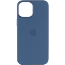Чехол Silicone case (AAA) with Magsafe and Animation для Apple iPhone 15 (6.1") – Синий