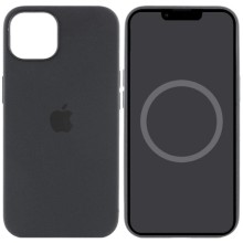 Чехол Silicone case (AAA) with Magsafe and Animation для Apple iPhone 15 (6.1") – Черный