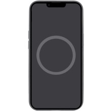 Чехол Silicone case (AAA) with Magsafe and Animation для Apple iPhone 15 (6.1") – Черный