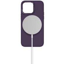 TPU чехол Bonbon Metal Style with MagSafe для Apple iPhone 15 (6.1") – Фиолетовый