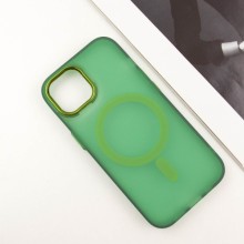 Чехол TPU+PC Lily with MagSafe для Apple iPhone 15 (6.1") – Хаки