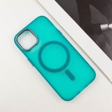 Чехол TPU+PC Lily with MagSafe для Apple iPhone 15 (6.1") – Зеленый
