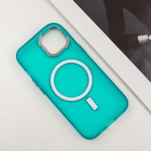Чехол TPU+PC Lily with MagSafe для Apple iPhone 15 (6.1") – Зеленый