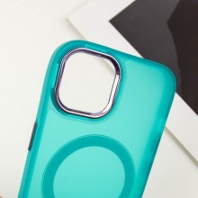 Чехол TPU+PC Lily with MagSafe для Apple iPhone 15 (6.1") – Зеленый
