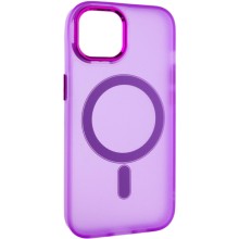 Чехол TPU+PC Lily with MagSafe для Apple iPhone 15 (6.1") – Фиолетовый