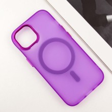 Чехол TPU+PC Lily with MagSafe для Apple iPhone 15 (6.1") – Фиолетовый