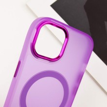 Чехол TPU+PC Lily with MagSafe для Apple iPhone 15 (6.1") – Фиолетовый