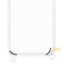 Чехол TPU Transparent with Straps для Apple iPhone 15 (6.1") – Зеленый