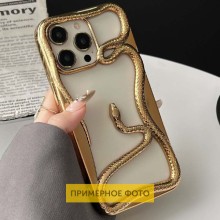 TPU чехол Snake для Apple iPhone 15 (6.1") – Золотой
