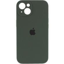 Чохол Silicone Case Full Camera Protective (AA) для Apple iPhone 15 (6.1") – Зелений