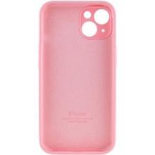 Чохол Silicone Case Full Camera Protective (AA) для Apple iPhone 15 (6.1") – Рожевий